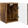 vidaXL TV Wall Cabinet Smoked Oak 30 x 31 x 40 cm Engineered Wood