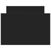 vidaXL Bed Frame without Mattress Black 90x200 cm