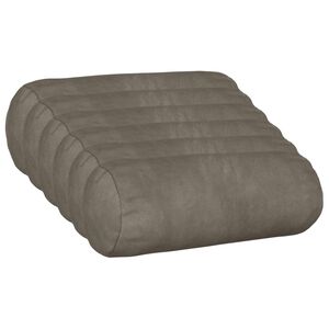 vidaXL Cushion with Pillow HEERLEN 6 pcs Light Grey Velvet