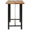 vidaXL Bar Table 150x70x107 cm Solid Wood Mango and Iron
