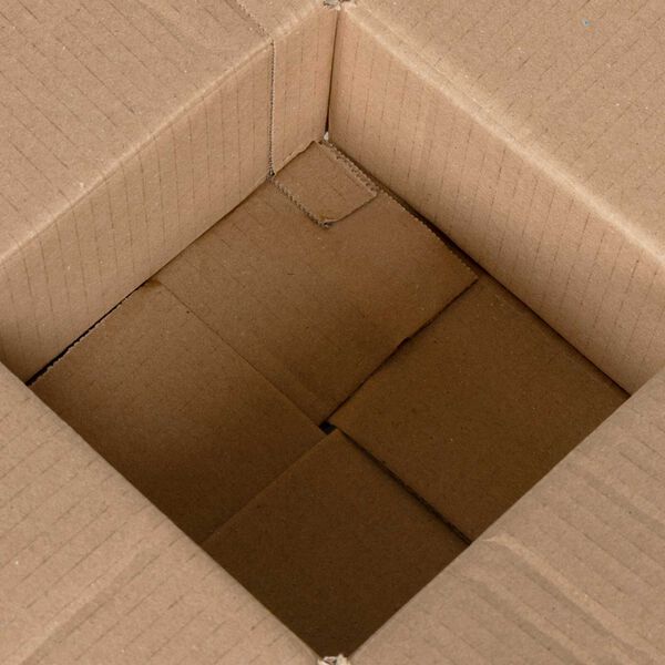 vidaXL Folding Box 50 pcs Natural 15 x 15 x 8 cm Cardboard