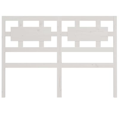 vidaXL Bed Headboard White 165.5x4x100 cm Solid Wood Pine