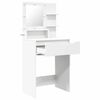 vidaXL Bedroom Dressing Tables with Drawer White 80 x 39.6 x 135 cm