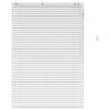 vidaXL Venetian Blind White 115 x 160 cm 35 mm Solid Paulownia Wood