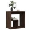 vidaXL Side Table Brown Oak 50x30x50 cm Engineered Wood