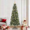 vidaXL Artificial Christmas Tree with 300 LEDs with Stand Green 210 cm