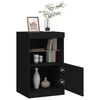 vidaXL Sideboard with LED Lights Black 41x37x67 cm