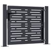 vidaXL Garden Gate Anthracite 100x100 cm Steel Square Design