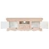 vidaXL TV Cabinet White 120x30x40 cm Solid Mango Wood