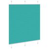 vidaXL Pleated Blind Petrol Green 120x150 cm Fabric Width 119.4 cm Polyester
