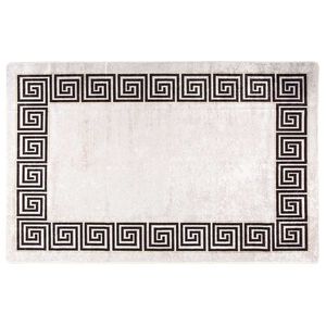 vidaXL Rug Washable 160x230 cm Light Beige Anti Slip