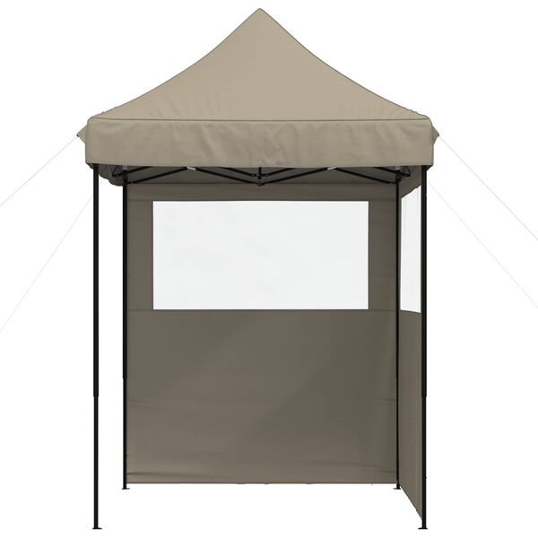vidaXL Party Tent Folding Taupe 200 x 200 x 306 cm Oxford Fabric