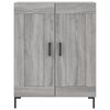 vidaXL Highboard Grey Sonoma 69.5x34x180 cm Engineered Wood