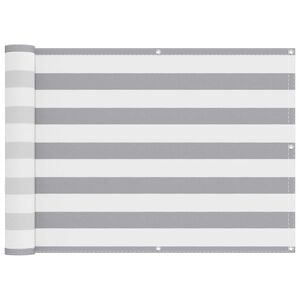 vidaXL Balcony Screen 75 x 300 cm PU coated oxford alu