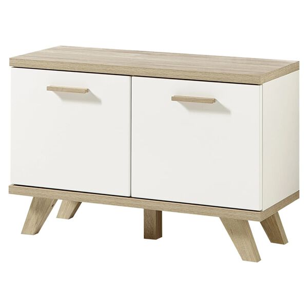 Germania Shoe Cabinet Oslo 76x35x51.5 cm Sonoma-oak and White