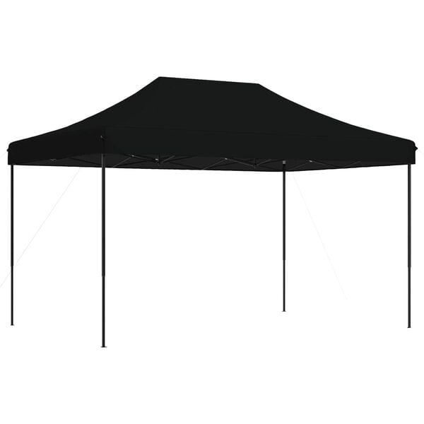 vidaXL Party Tent Folding Black 292 x 440 x 315 cm Oxford Fabric