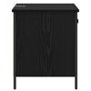 vidaXL Bedside Cabinet 2 pcs Black Oak 40 x 42 x 50 cm Engineered Wood