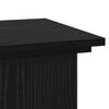 vidaXL Plant Stand Black Oak 33 x 33 x 60 cm Engineered wood