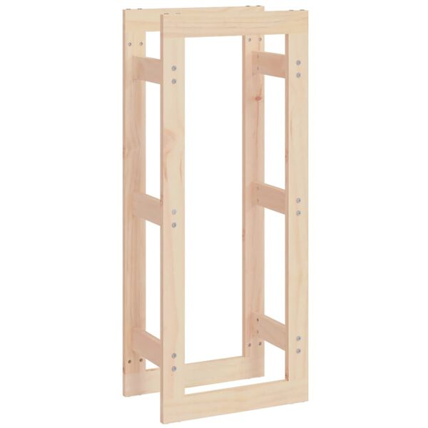 vidaXL Firewood Rack 41x25x100 cm Solid Wood Pine