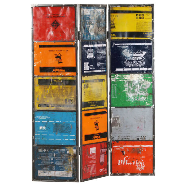 vidaXL Room Divider Multicolour 45x17x167 cm Iron