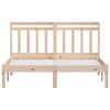 vidaXL Bed Frame without Mattress Small Double Solid Wood