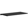 vidaXL Window Sill Black with Wood Grain 80 x 45 x 4.5 cm PVC
