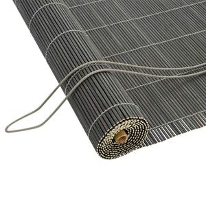 vidaXL Roller Blind Grey 40 x 160 cm Bamboo