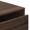 vidaXL Corner Chest of Drawers Brown Oak 60x41x76 cm Engineered Wood