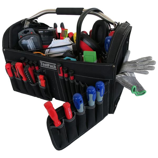 Toolpack Portable Tool Bag Brisk Black 49x30x37 cm 360.114