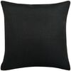 vidaXL Cushion Covers 4 pcs Linen-look Black 40x40 cm