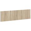 vidaXL Wall-Mounted Headboard ARNHEM Sonoma Oak Engineered Wood