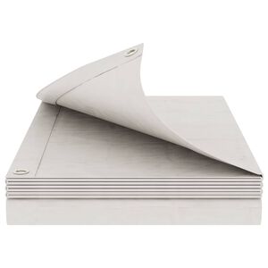 vidaXL Tarpaulin with Eyelets White 2 x 3 m 260 gsm PE