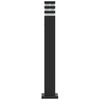 vidaXL Outdoor Floor Lamps 3pcs Black 80 cm Aluminium