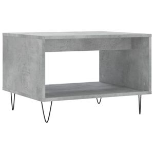 vidaXL Coffee Table Concrete Grey 60x50x40 cm Engineered Wood