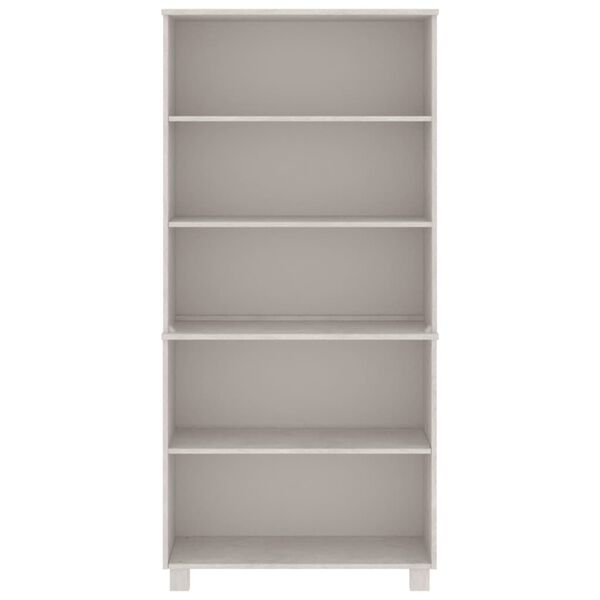 vidaXL Highboard HAMAR Solid Wood Pine White
