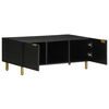 vidaXL Coffee Table Black 100x54x40 cm Engineered Wood