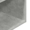 vidaXL Bedside Cabinets with Drawer 2 pcs Concrete Grey 35x34x66.5 cm