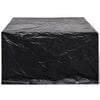 vidaXL Garden Furniture Cover | Black | Polyethylene | 172 x 113 x 73 cm