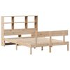 vidaXL Bookcase Bed without Mattress 140x190 cm Solid Wood Pine