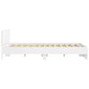 vidaXL Bed Frame without Mattress White 140x200 cm