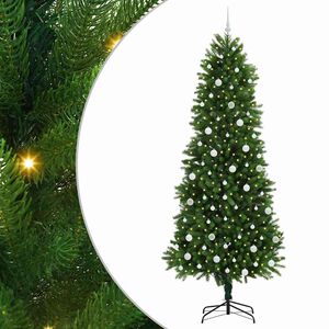 vidaXL Christmas Tree with 300 LEDs with Stand Green 240 cm PE