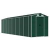 vidaXL Garden Shed Green 191x725x198 cm Galvanised Steel