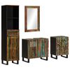 vidaXL 4 Piece Bathroom Furniture Set Solid Wood Acacia