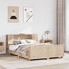vidaXL Bed Frame without Mattress 150x200 cm King Size Solid Wood Pine