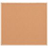 vidaXL Cork Board with Solid Pine Wood Frame 60x55 cm