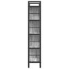 vidaXL Bookshelf Grey Sonoma 75 x 30 x 156 cm Engineered Wood