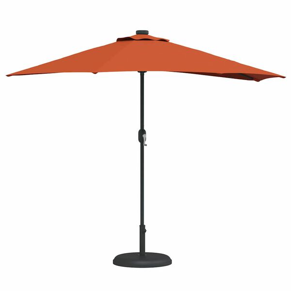 vidaXL Garden Parasol Terracotta 294 x 150 x 224 cm