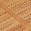 vidaXL Garden Table 90.5x55.5x30.5 cm Solid Teak Wood