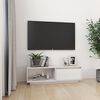 vidaXL TV Cabinet White 110x30x33.5 cm Solid Pinewood