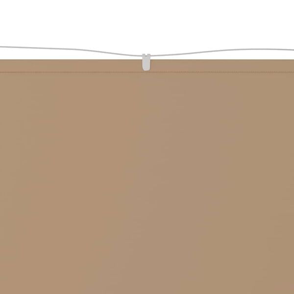 vidaXL Vertical Awning Taupe 180x1000 cm Oxford Fabric